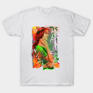 Thinking girl T-Shirt